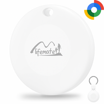 Lifemate GPS Bluetooth LifeTag Tracker HD-P16-3 Android + keyring white