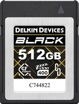 Delkin CFexpress 4.0 BLACK | Type B | R3600/W3200 (VPG400) 512GB