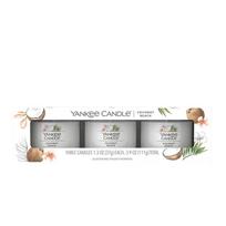 Yankee Candle dovanų rinkinys – 3 votyvinės žvakės “Coconut Beach”