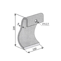 Peiliukas Ducker 120x8 63-DÜC-51