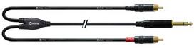 Cordial CFY 3 VCC audio cable 3 m 2 x RCA 6.35mm Black