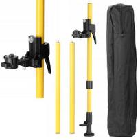 Stovas Rosfix 405cm – Teleskopinis, Lengvas aliuminis korpusas, 1/4" sriegis, Svoris 1.48 kg