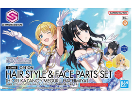 Bandai - 30MS THE iDOLM@STER Shiny Colors Option Hair Style & Face Parts Set (Hiori Kazano / Meguru Hachimiya), 65704