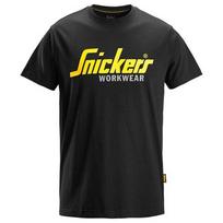 Marškinėliai SNICKERS WORKWEAR 2586 su logotipu, juodi