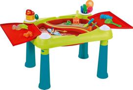 Vaikiškas žaidimų staliukas Creative Fun Table, turkio/raudonos spalvos