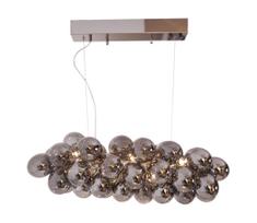 ByRydens 4200880-4505 - Pakabinamas sietynas GROSS BAR 8xG9/5W/230V dūminis/juoda