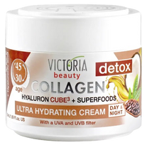 VICTORIA BEAUTY drėkinantis su kolagenu, hialurono rūgštimi  veido kremas, 50 ml