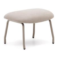 Pufas smėlio spalvos Belina – Kave Home