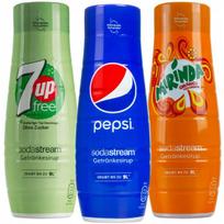 Sirupas Sodastream Pepsi, Mirinda, 7UP 0