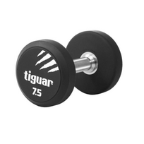 Profesionalus PU svarmuo / hantelis TIGUAR 1–70 kg (Svoris: 7.5 kg)