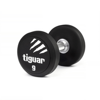 Profesionalus PU svarmuo / hantelis TIGUAR 1–70 kg (Svoris: 9 kg)