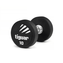 Profesionalus PU svarmuo / hantelis TIGUAR 1–70 kg (Svoris: 10 kg)
