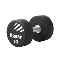 Profesionalus PU svarmuo / hantelis TIGUAR 1–70 kg (Svoris: 20 kg)