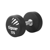 Profesionalus PU svarmuo / hantelis TIGUAR 1–70 kg (Svoris: 17.5 kg)