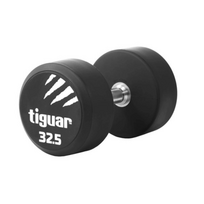 Profesionalus PU svarmuo / hantelis TIGUAR 1–70 kg (Svoris: 32.5 kg)