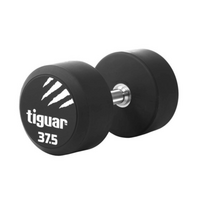 Profesionalus PU svarmuo / hantelis TIGUAR 1–70 kg (Svoris: 37.5 kg)