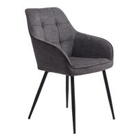 Valgomojo kėdė tamsiai pilkos spalvos Nolan – Unique Furniture