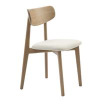 Valgomojo kėdė kreminės spalvos/natūralios spalvos Elim – Unique Furniture