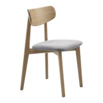 Valgomojo kėdė šviesiai pilkos spalvos/natūralios spalvos Elim – Unique Furniture