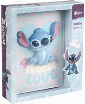 Užrašinė Disney STITCH, B6, 80g, 80 l., langeliais, minkštu viršeliu - Nėra Autoriaus