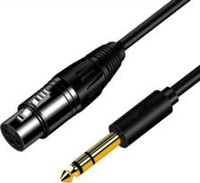Mozos Kabelis mikrofonas XLR - Jack 6.35 3m MCABLE-XLR-FJ