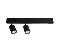 LED akcentinis šviestuvas MAGNET LED/5W/230V + 2xGU10/60W 3000/4000K juoda