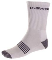 Teniso kojinės vyr. Crew 3 poros  43-46 dyd White/Grey