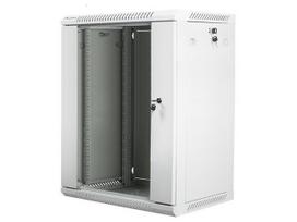 Pakabinama instaliacinė spinta Lanberg 19'' 15U 600x450mm pilka(stiklinės durys)