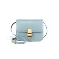 Leather tofu bag box retro 2025 new high-end small square bag shoulder messenger bag versatile women's bag