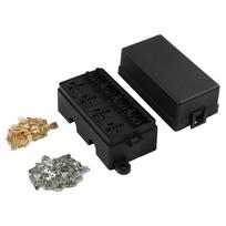 12 kontaktų relė automobiliui 12V40A 4 kontaktų juodas saugiklių laikiklis without fuse black