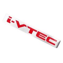 1 vnt. Aliuminio i-VTEC iVTEC Automobilio Ženkliukas Emblema Lipdukas Skirtas Hon/da Automobiliams raudona