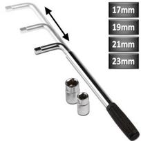 Raktas automobilio ratams Alburnus, 17mm+19mm ir 21mm+23mm