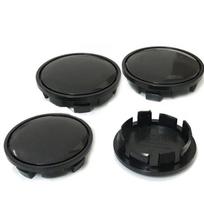 4 vnt / rinkinys 65 mm automobilio rato centrinės stebulės dangtelis, juodas chromas, tuščias ratlankio dangtelis be logotipo, tinka V/W automatinio stiliaus pakeitimo priedams juoda