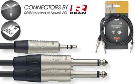 Audio kabelis Stagg NYC2/MPS2PR, 2m