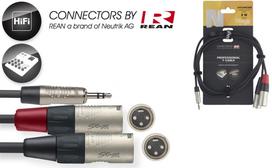 Audio kabelis Stagg NYC2/MPS2XMR, 2m