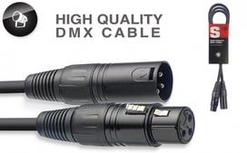 DMX kabelis Stagg XLR/f - XLR/m 1.5m