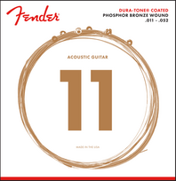 Stygos ak. gitarai Fender Phosphor Bronze Dura-Tone® Coated 11-52