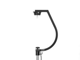Eurolite 30 cm gaublio laikiklis su varikliu (tvirtinamas prie stovo, juodas)