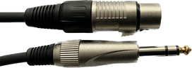 Audio kabelis XLR/jack (f/m) Stagg SAC6PSXF DL, 6 m