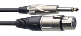 Audio kabelis XLR/jack (f/m) Stagg SMC1XP, 1 m