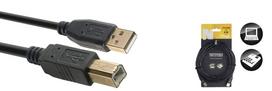 Duomenų kabelis Stagg USB-A/m - USB-B/m 5m
