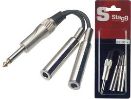 Audio adapteris Jack-2xJack Stagg YC-0,1/1P2PFH