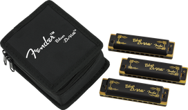 Armonikėlių komplektas Fender BLUES DEVILLE 3 su dėklu