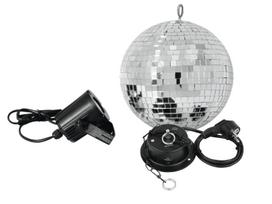 Veidrodinio disko rutulio komplektas Eurolite 20cm 3W 50101856
