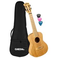 Koncertinė ukulelė Cascha Bamboo Natural HH 2313
