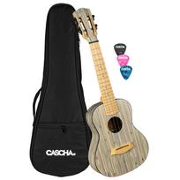 Koncertinė ukulelė Cascha Bamboo Graphite HH 2316