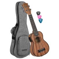 Elektroakustinė soprano ukulelė Cascha Mahogany HH 2026E