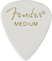 Mediatorius Fender White 351 Medium 0.71mm