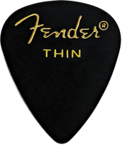 Mediatorius Fender Black 351 Thin 0.46