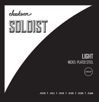 Stygos elektrinei gitarai Jackson Soloist Drop Light .009-.046